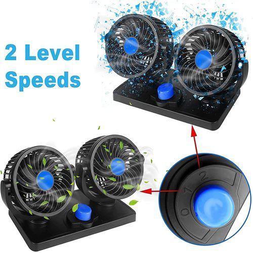 Dual head fan