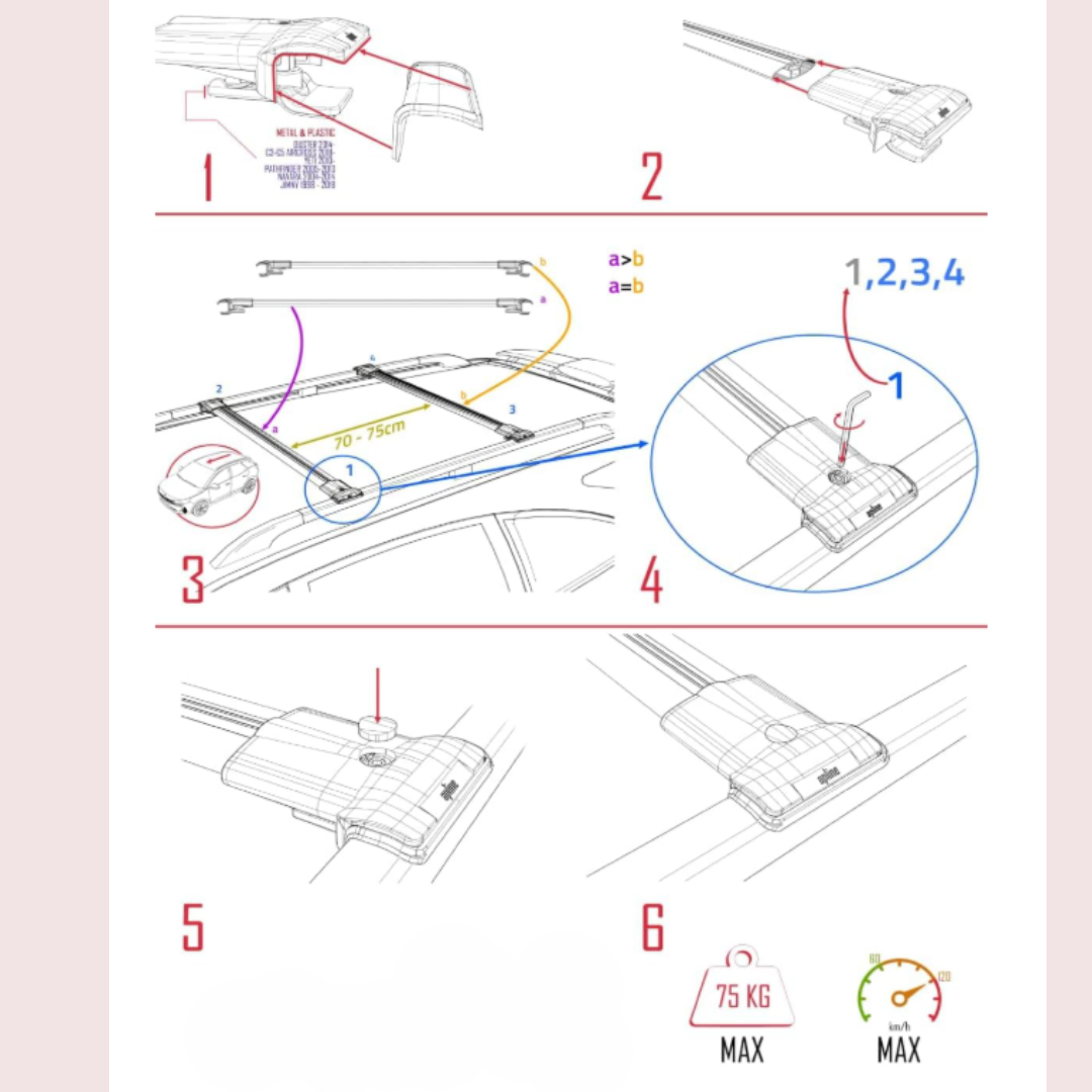 Barre transversal sur mesure Peugeot partner tepee 2008-2018