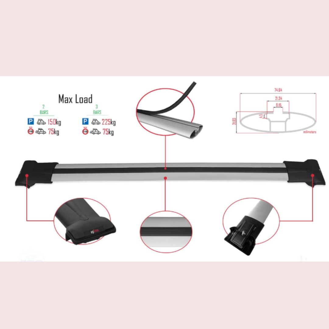 Barre transversal sur mesure Peugeot partner tepee 2008-2018