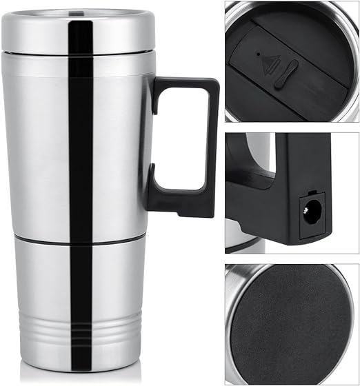 12V stainless steel heating thermos