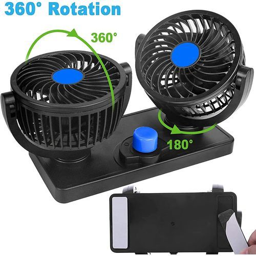 Dual head fan
