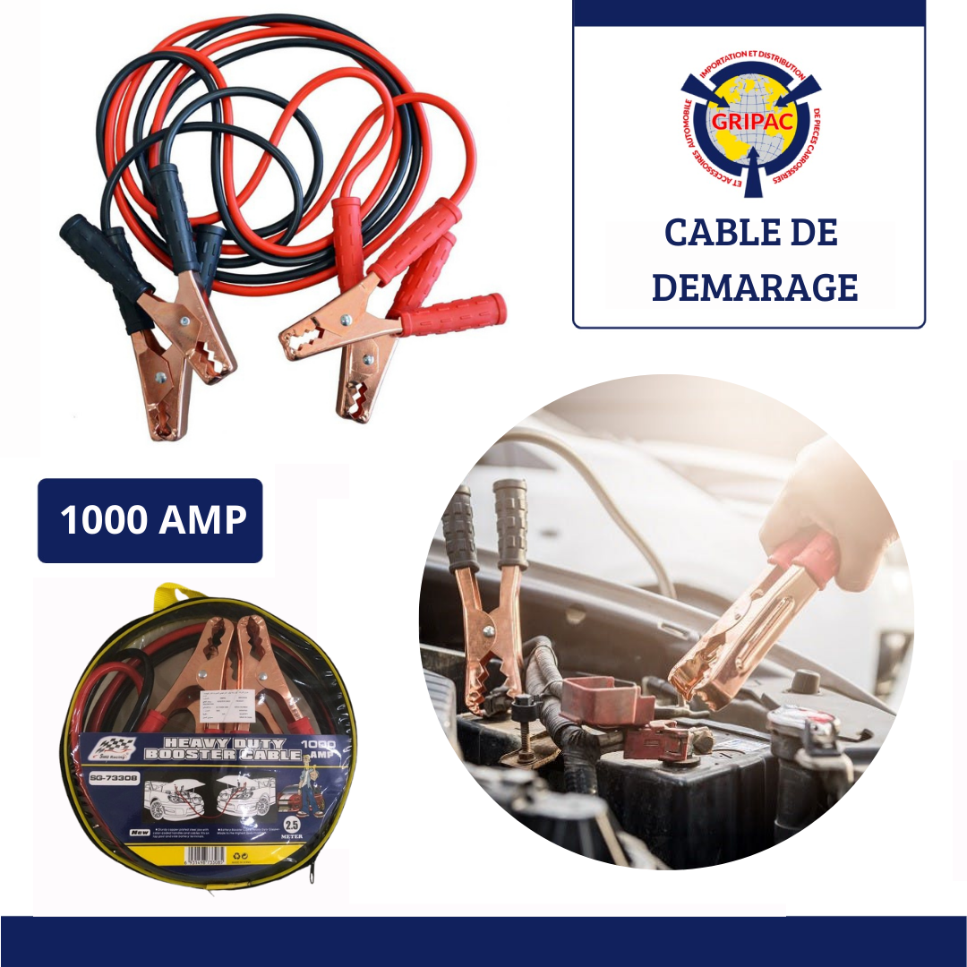 Cable de demarage 1000AMP 2,5Metre