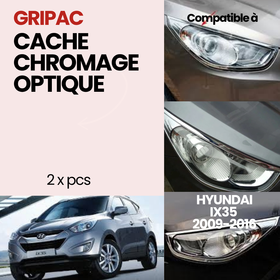 LHY-IX35/ 2 cache chrome optique hyundai ix35 2009-2015