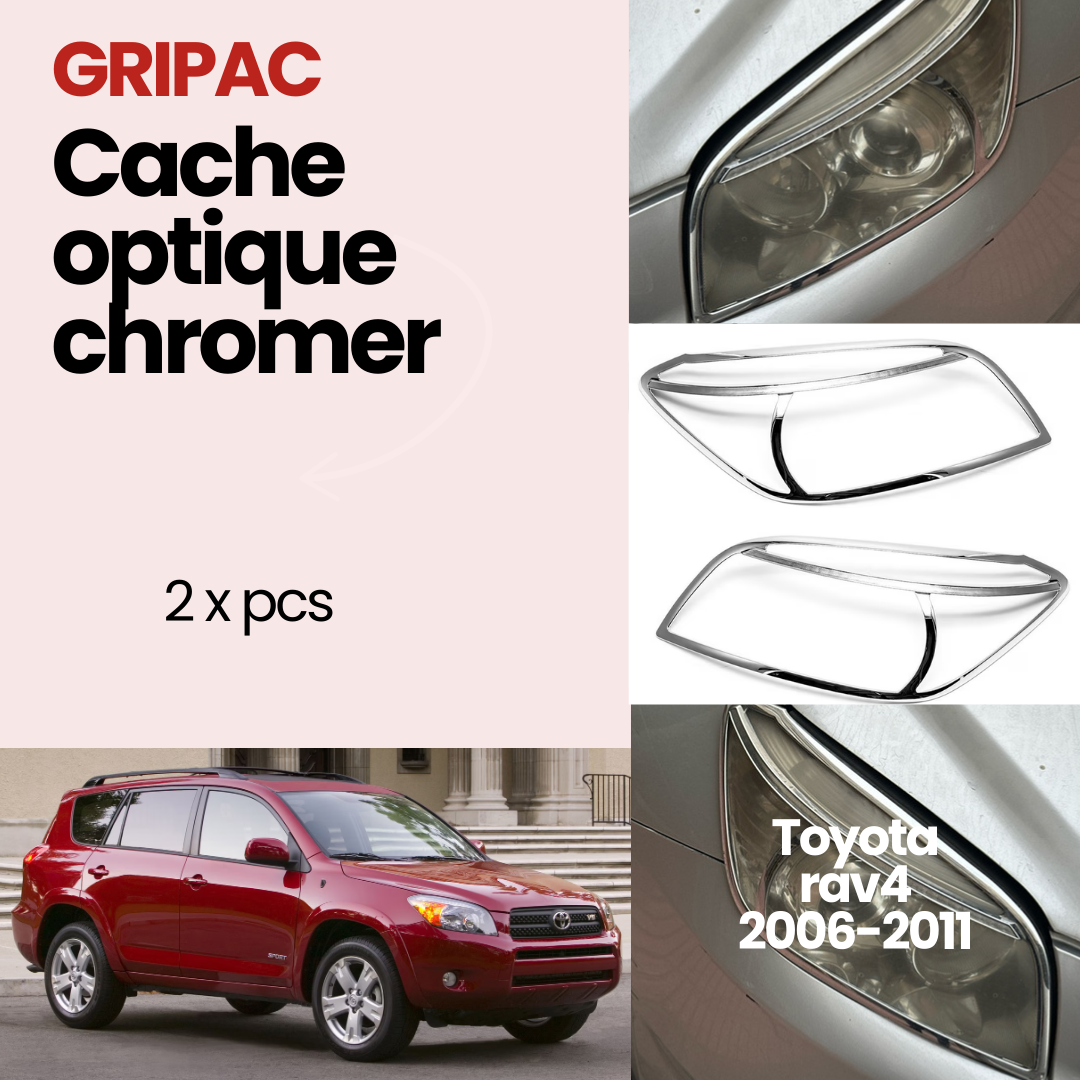 LT-V513/ 2 Cache optique chromer Toyota rav4 2006-2011