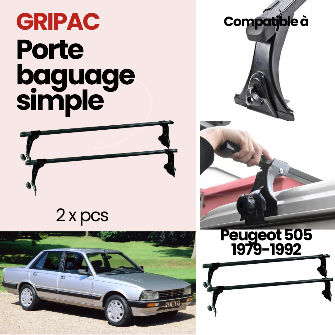 Porte baguage simple standard pour Peugeot 505 1979-1992