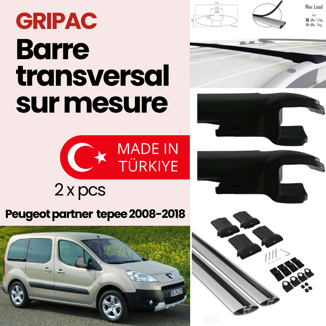 Barre transversal sur mesure Peugeot partner tepee 2008-2018