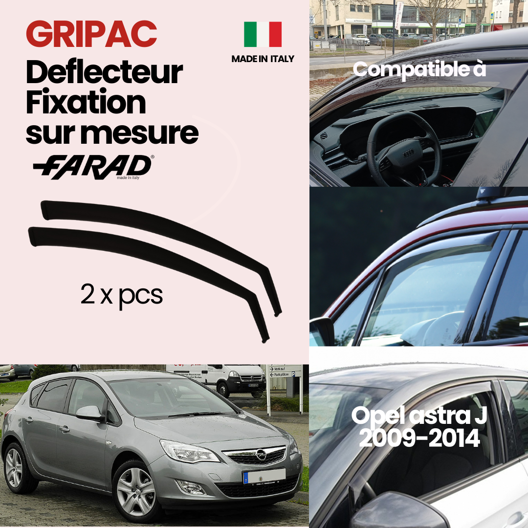Air deflector FARAD fixing Opel astra J