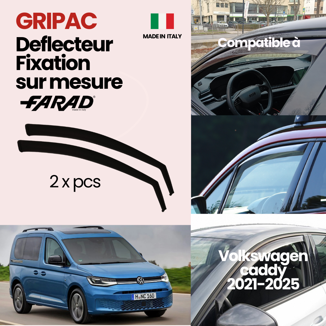 13-111M Deflecteur d'air fixation farad 2piece volkswagen caddy 2021-2025