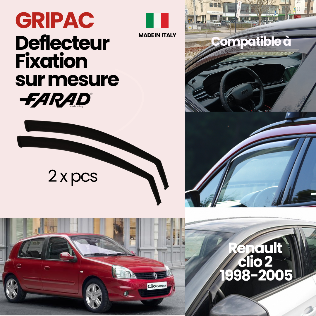 Air deflector fixing farad Renault Clio 2 1998-2005