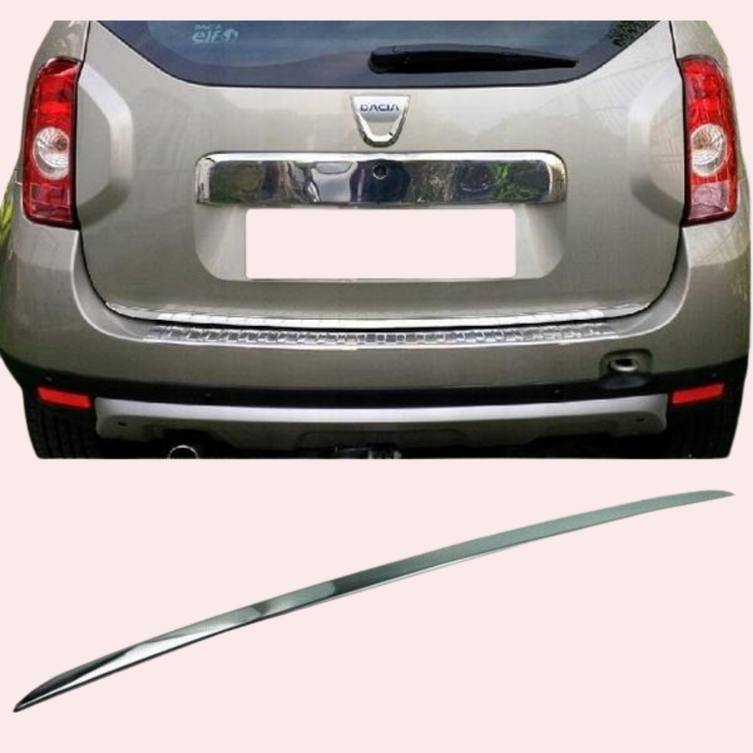 1 Baguette coffre chromer sur mesure Dacia duster 2010-2017