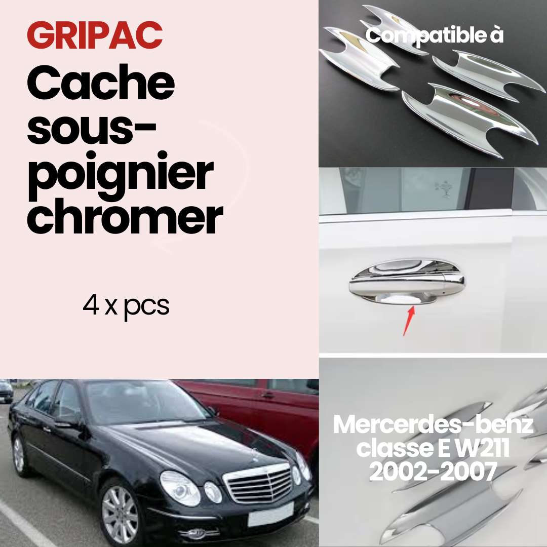 BHC-BZ204/ 4 Cache sous poignier mercedes-benz classe E W211 2002-2007
