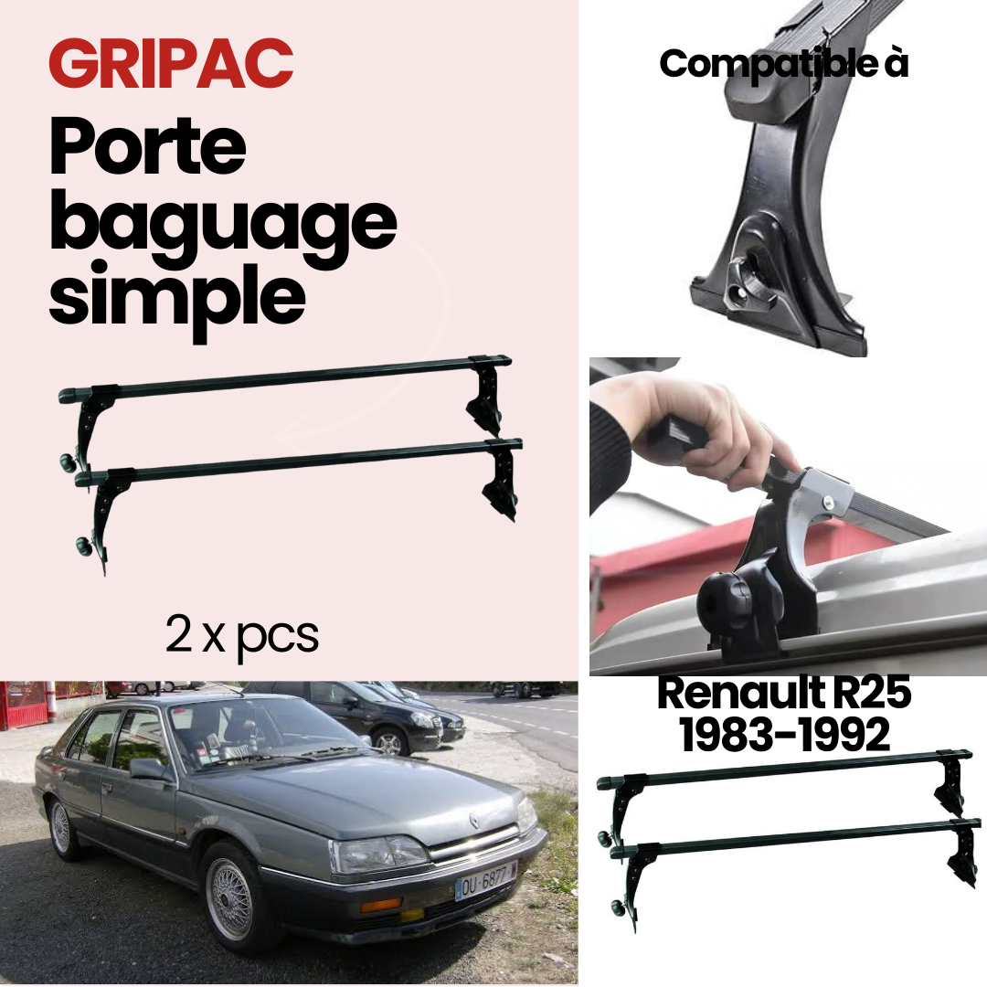 Porte baguage simple standard pour Renault r25 1983-1992