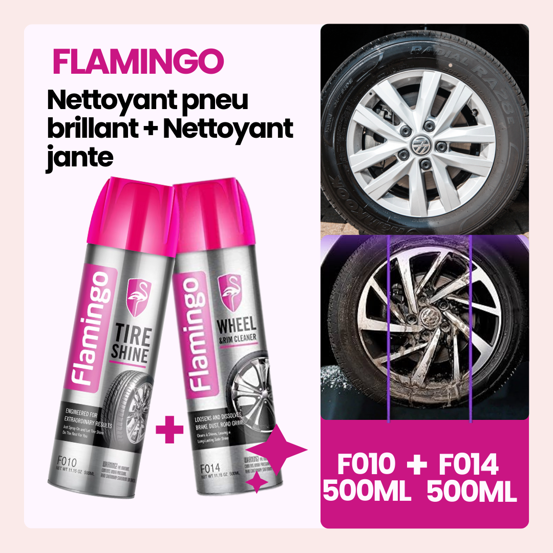 Flamingo tire cleaner