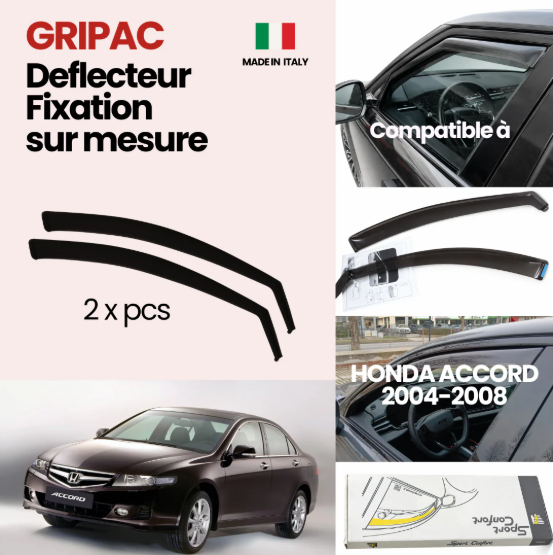 12-B13 Deflecteur d'air fixation farad 2piece honda accord 2004-2008