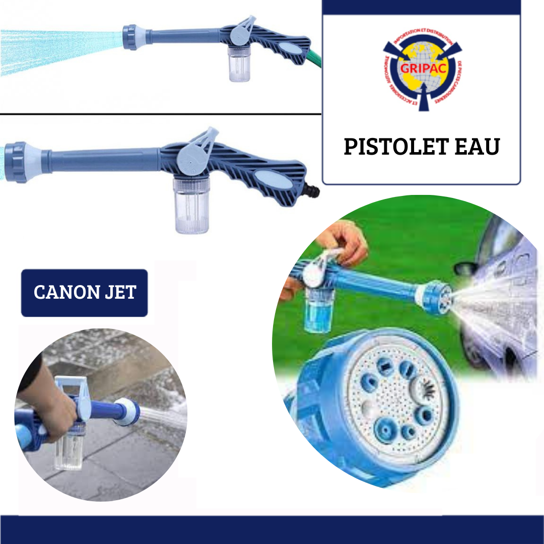 Pistolet canon jet lavage
