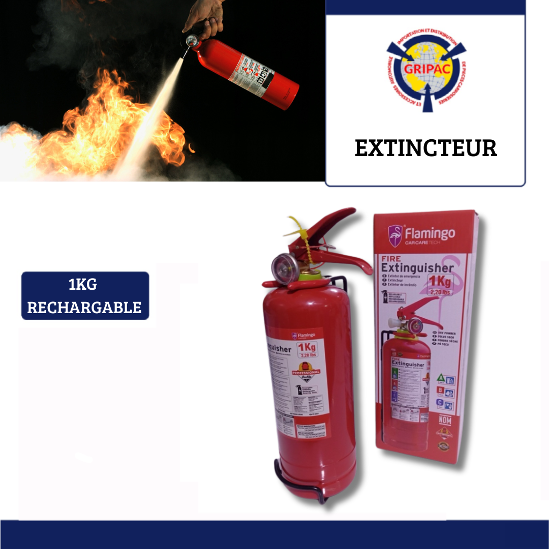 Extincteur rechargable 1KG