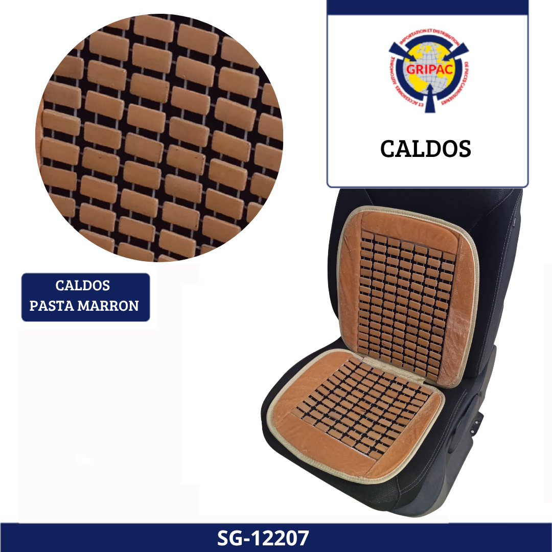 SG-12207 Caldos pasta marron 2 sieges