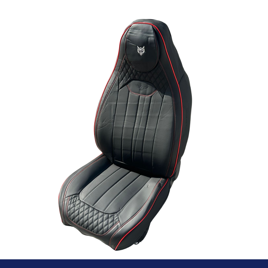 308 caldos lux black red line