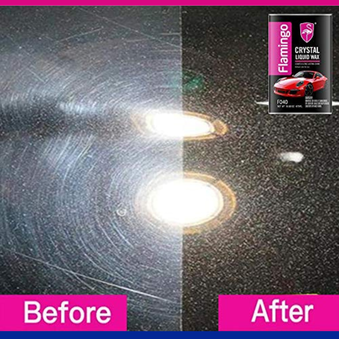 F040 Flamingo crystal polisage wax