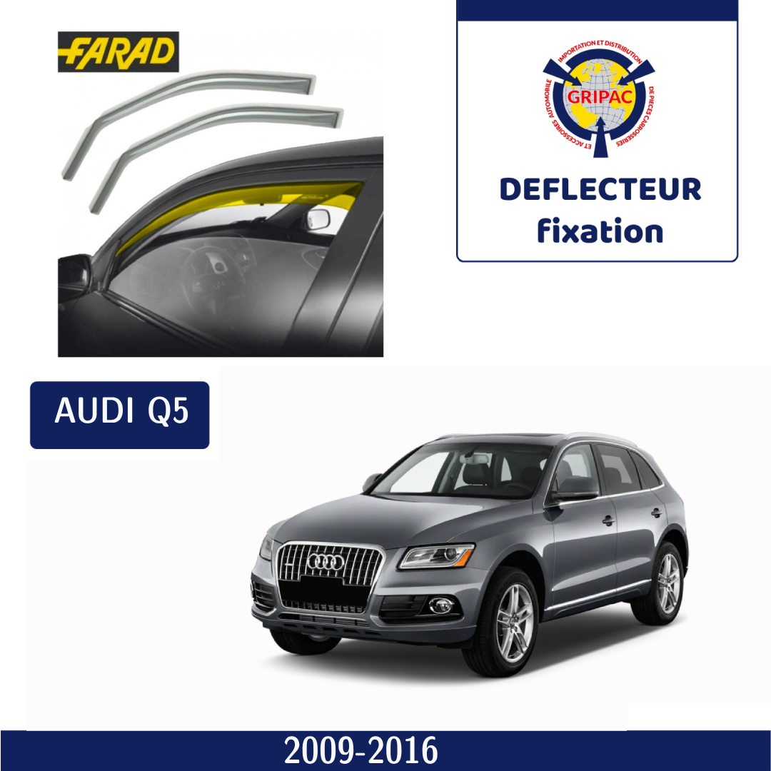 14-138M Deflecteur d'air fixation farad 2pieces Audi Q5 2009-2016