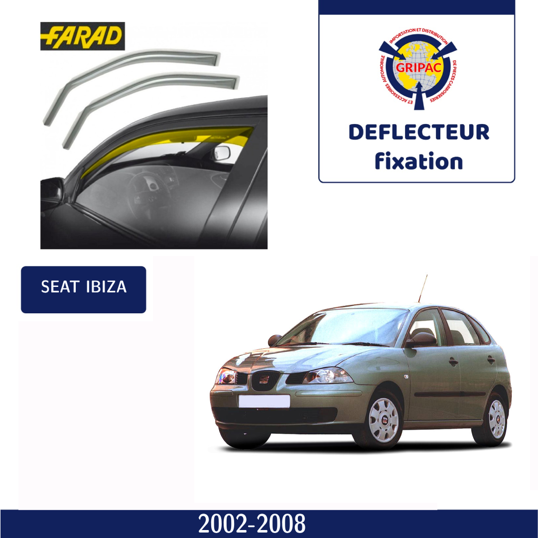 12-400 Déflecteur d'air fixation farad 2piece Seat Ibiza 2002-2008