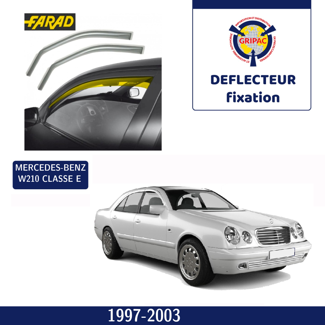 12-292 Déflecteur d'air fixation farad 2piece Mercedes-Benz classe E W210 1997-2003