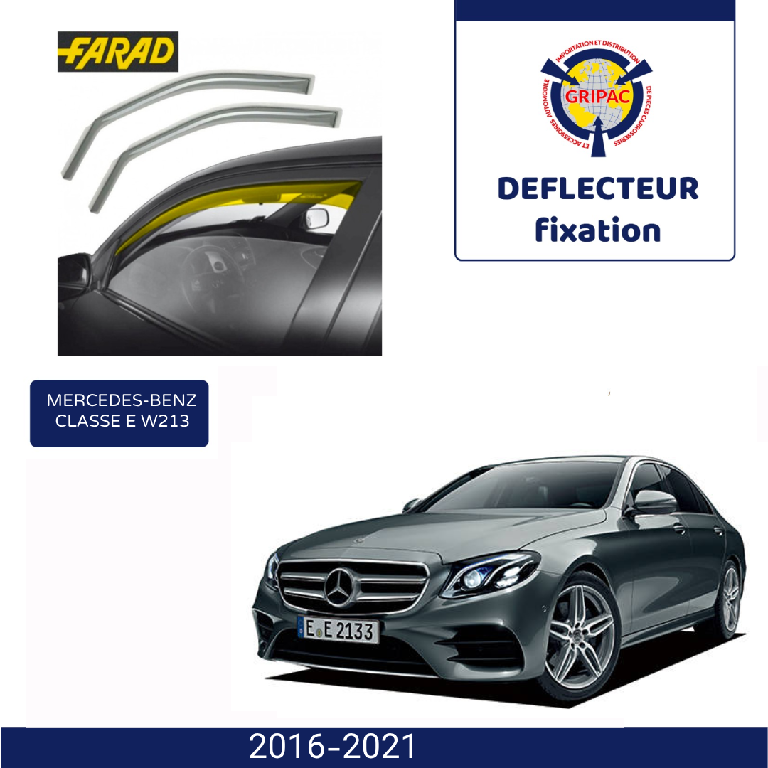 12-698 Déflecteur d'air fixation farad 2piece Mercedes-Benz classe E W213 2016-2021