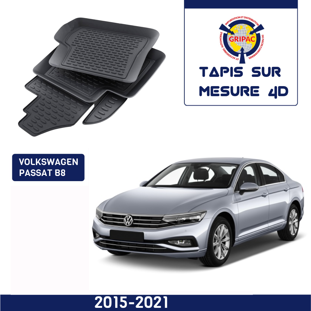 4D Custom Fit Floor Mats Volkswagen Passat B8 2015-2023