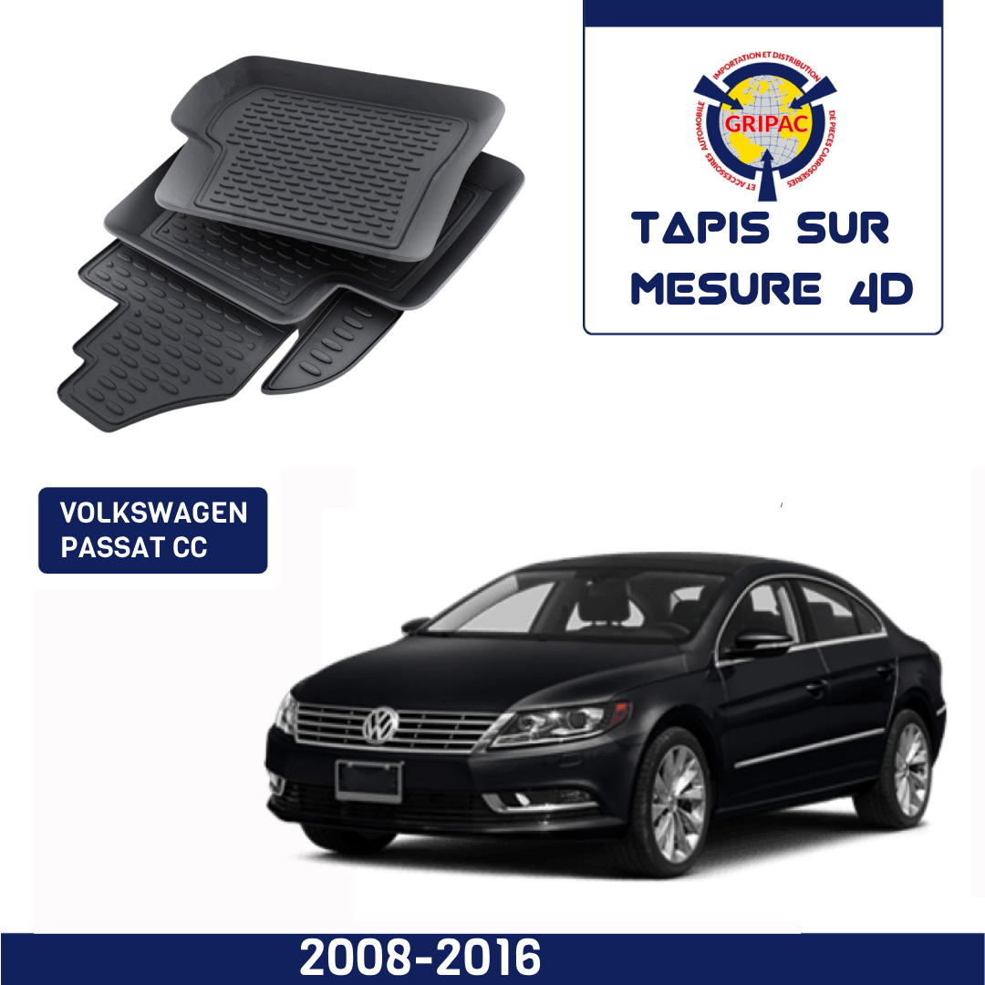 4D Custom Fit Carpets Volkswagen Passat CC 2008-2016