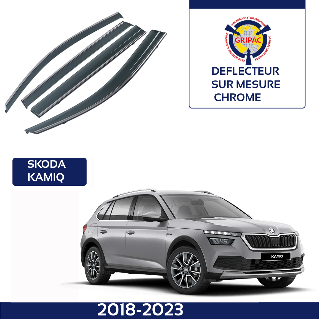Skoda kamiq 2018-2024 chrome deflector