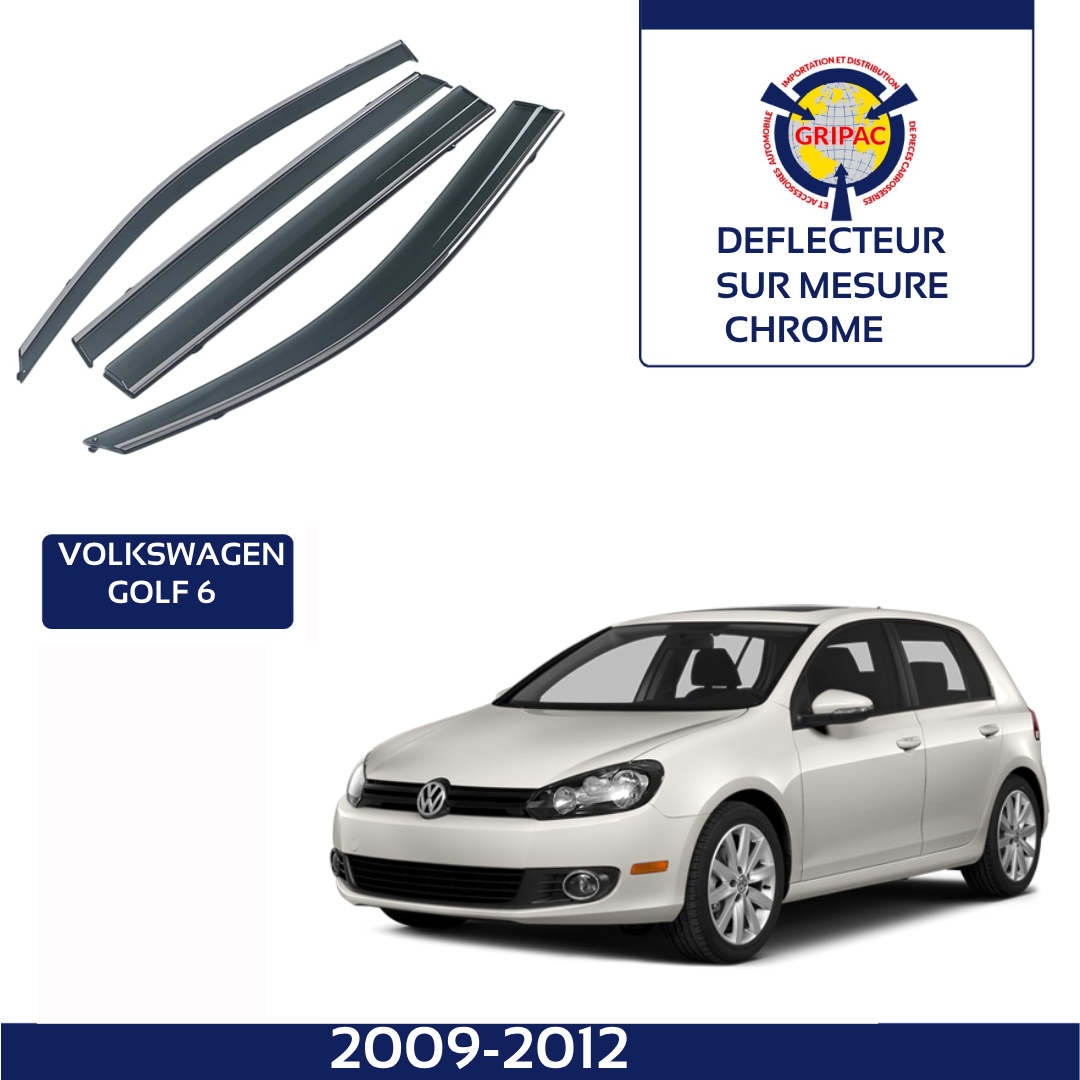 Chrome deflector Volkswagen golf 6 2008-2012