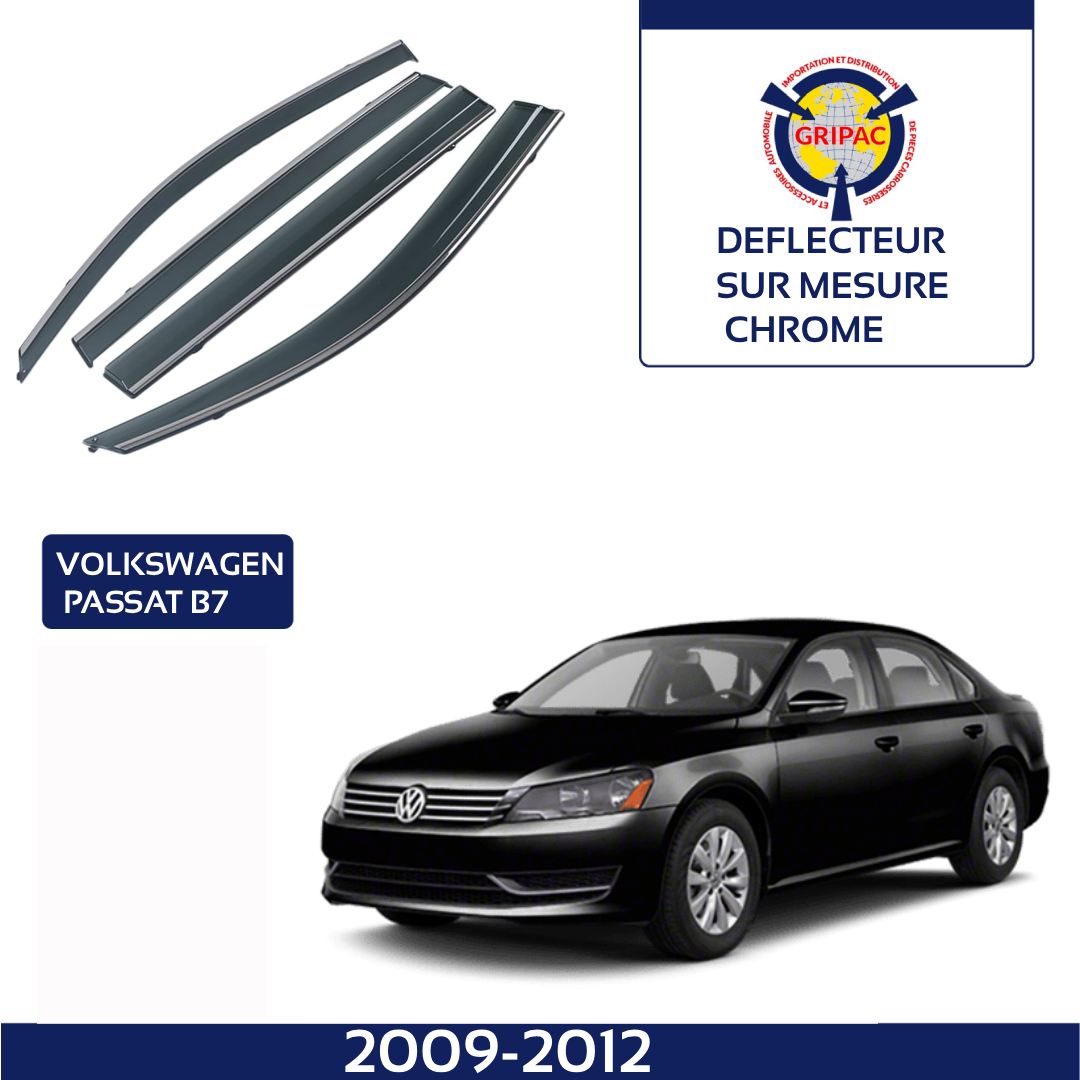 Chrome deflector Volkswagen Passat b7 2009-2012