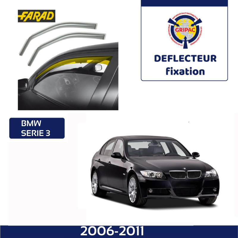 12-507 Deflecteur d'air fixation farad 2pieces bmw serie 3 2006-2011
