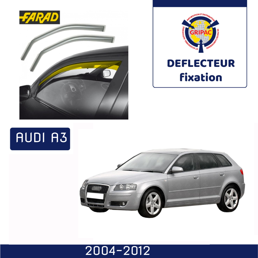 12-453 Deflecteur d'air fixation farad 2piece audi A3 2004-2012