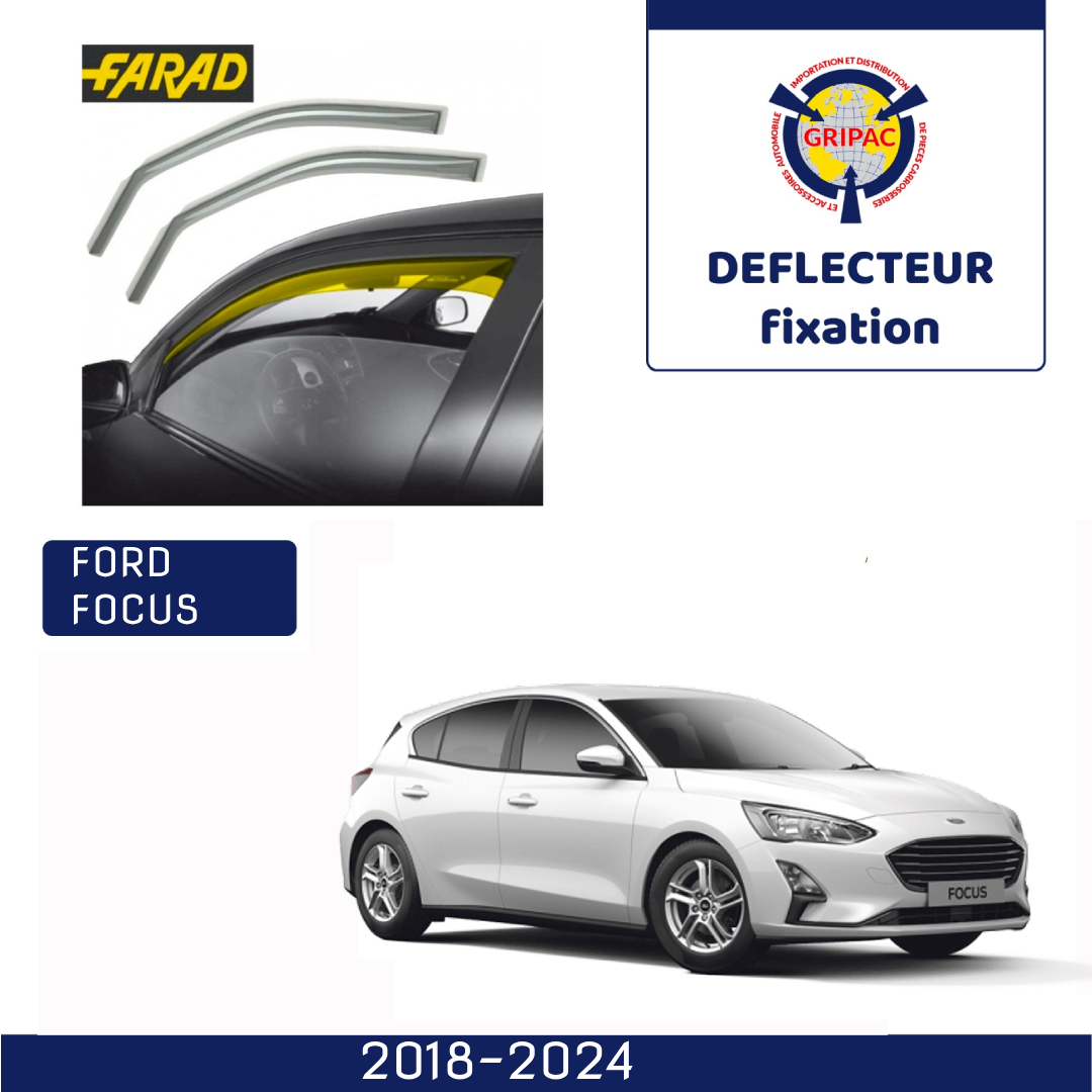 12-773 Deflecteur d'air fixation farad 2piece ford focus 2018-2025