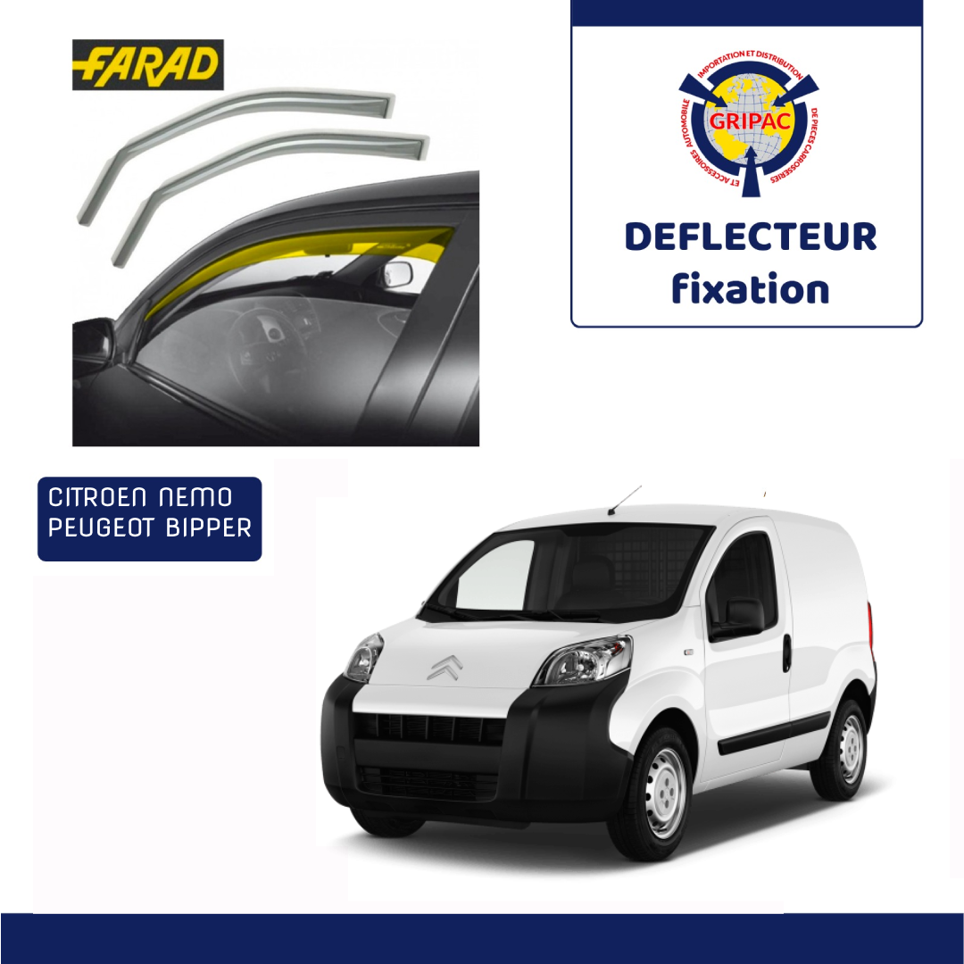 13-087M Deflecteur d'air fixation farad 2piece citroen nemo