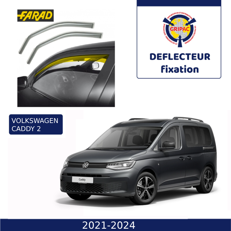 13-111M Deflecteur d'air fixation farad 2piece volkswagen caddy 2021-2025