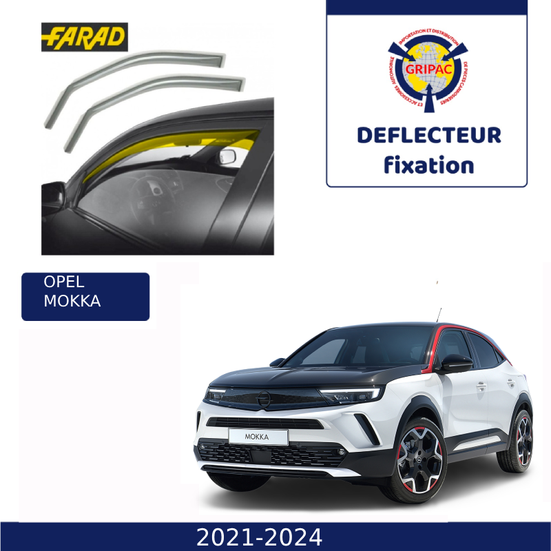 14-219M Deflecteur d'air fixation farad 2piece opel mokka 2021-2025