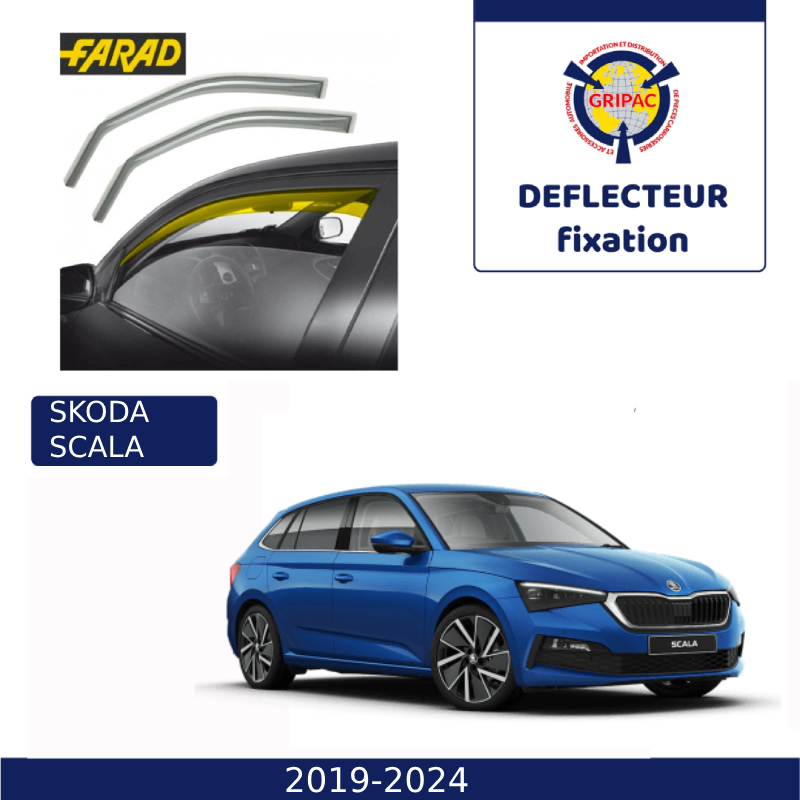 12-748 Deflecteur d'air fixation farad 2piece skoda scala 2019-2025