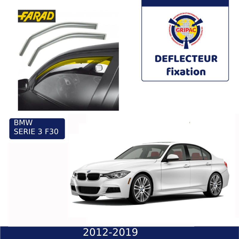 12-610 Deflecteur d'air fixation farad 2piece Bmw serie 3 f30 2012-2019