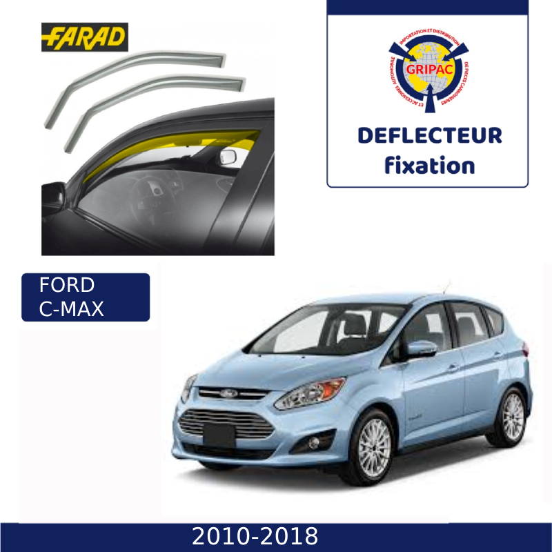12-577 Deflecteur d'air fixation farad 2pieces ford C-max 2010-2018