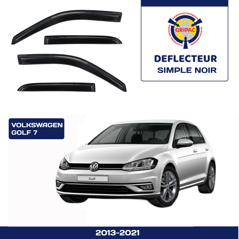 Deflecteur d'air simple noir volkswagen golf 7 2013-2021