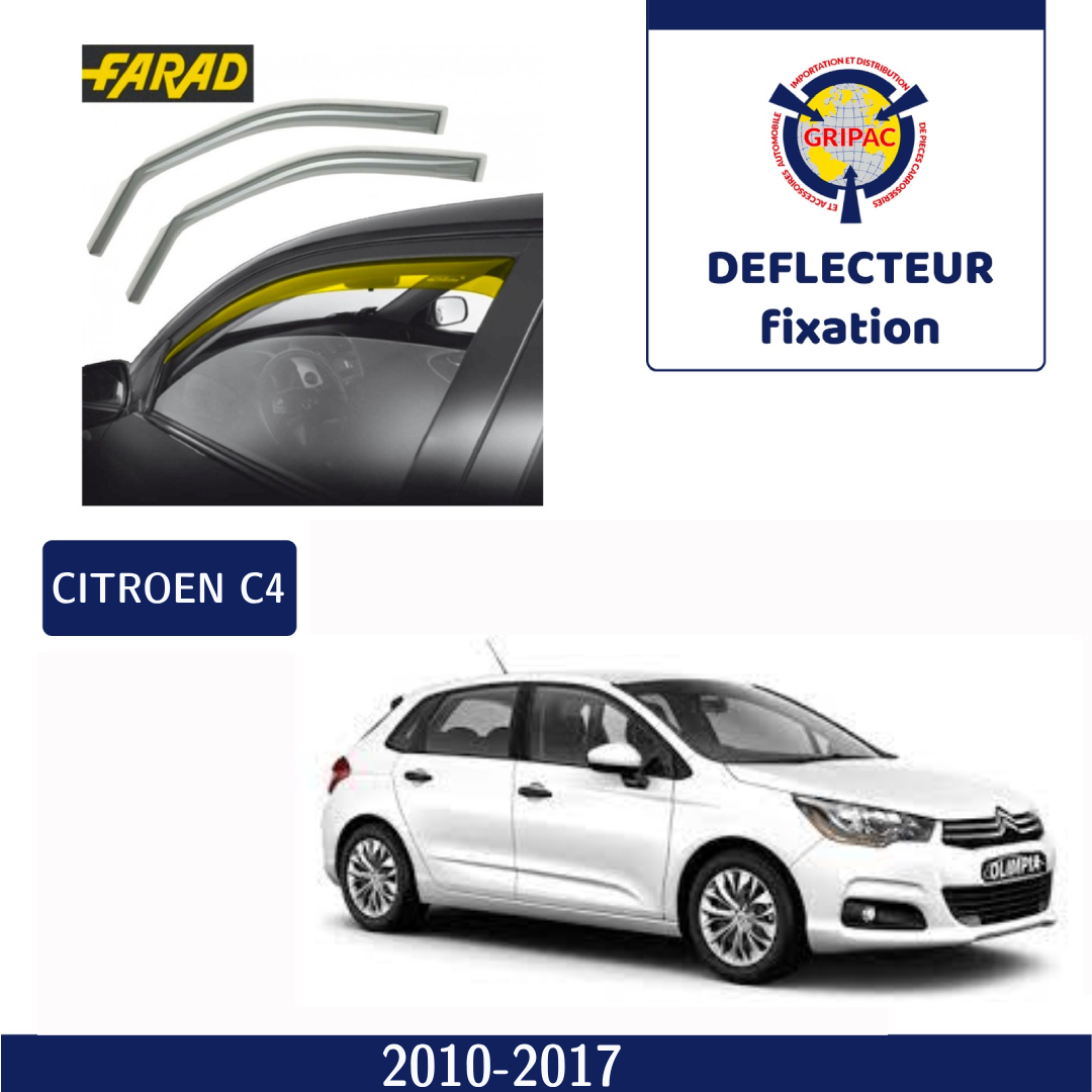 Air deflector fixing farad Citroen C4 2010-2017