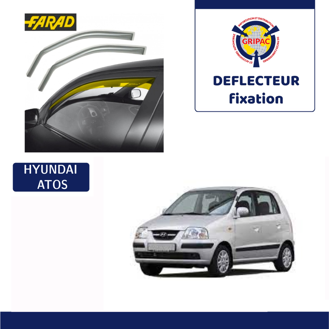 12-352 Déflecteur d'air fixation farad 2pieces Hyundai atos Prime