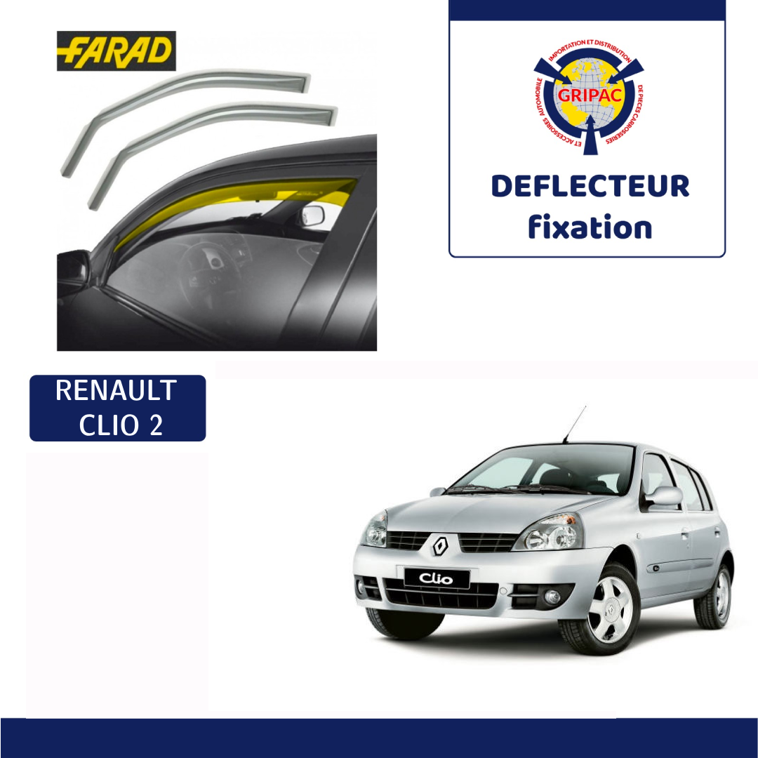 Air deflector fixing farad Renault Clio 2 1998-2005