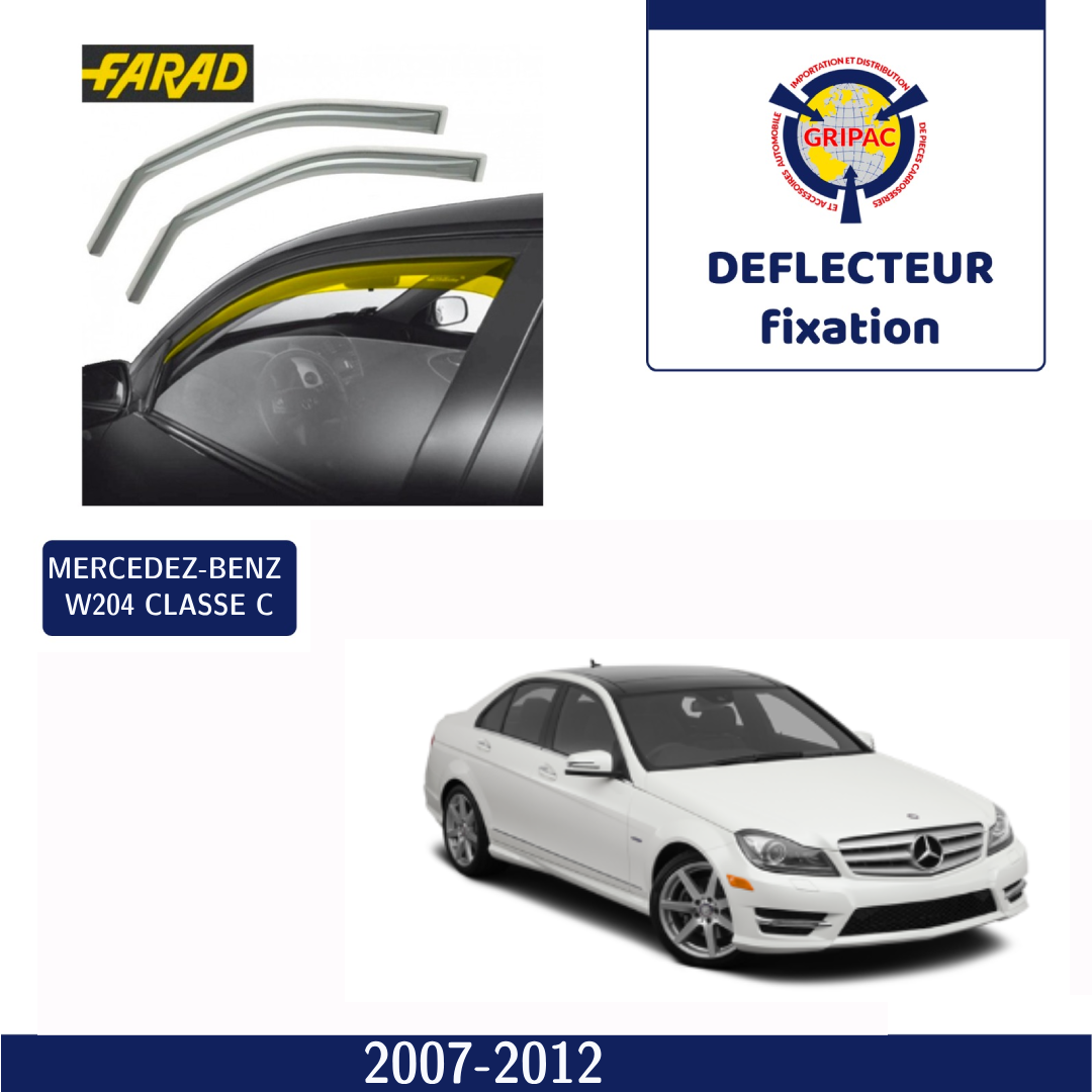 12-531 Déflecteur d'air fixation farad 2pieces Mercedes-Benz classe C W204 2007-2012