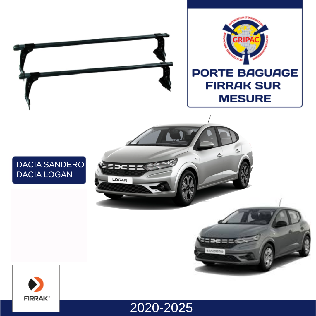 Porte baguage sur mesure firrak dacia logan/ sandero 2020-2025