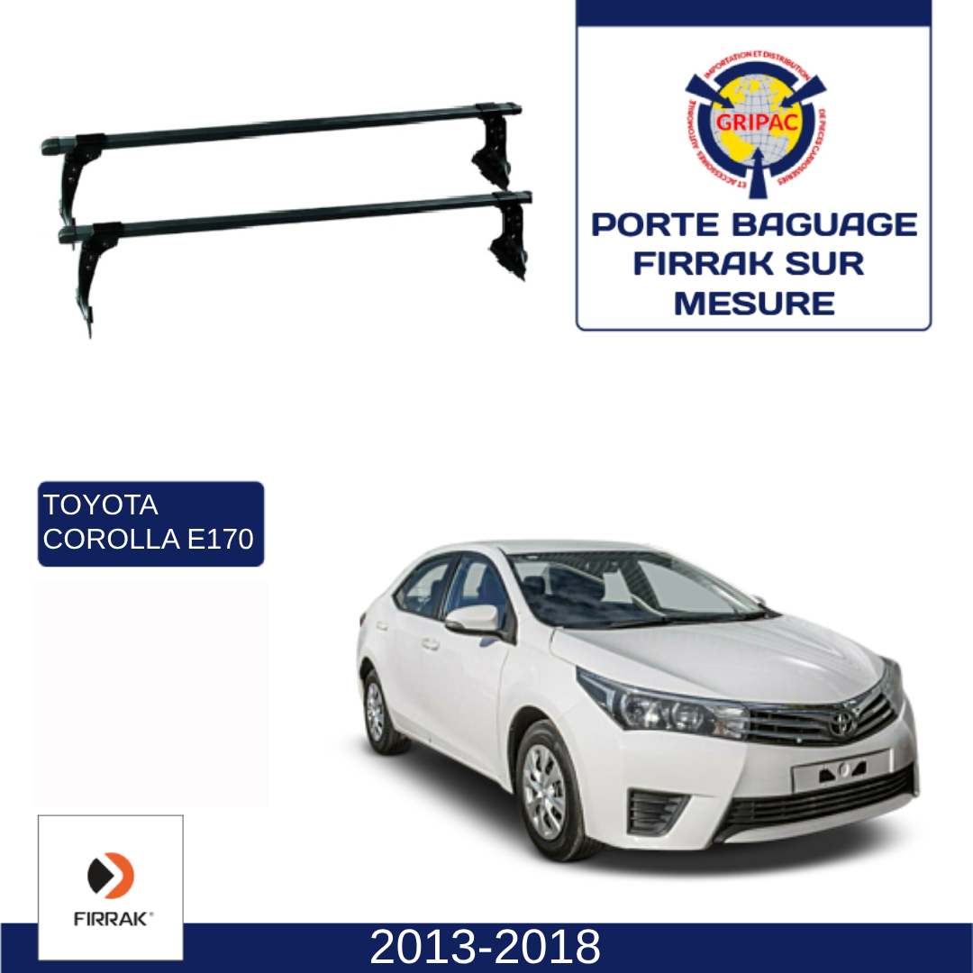 Porte baguage sur mesure firrak toyota corolla 2013-2018
