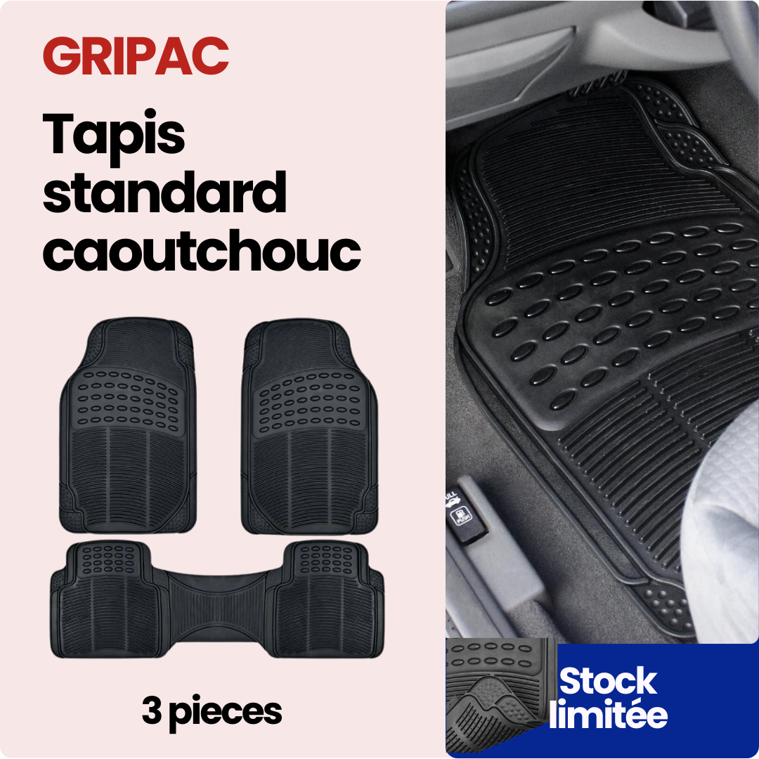 Standard rubber mats 3 pieces