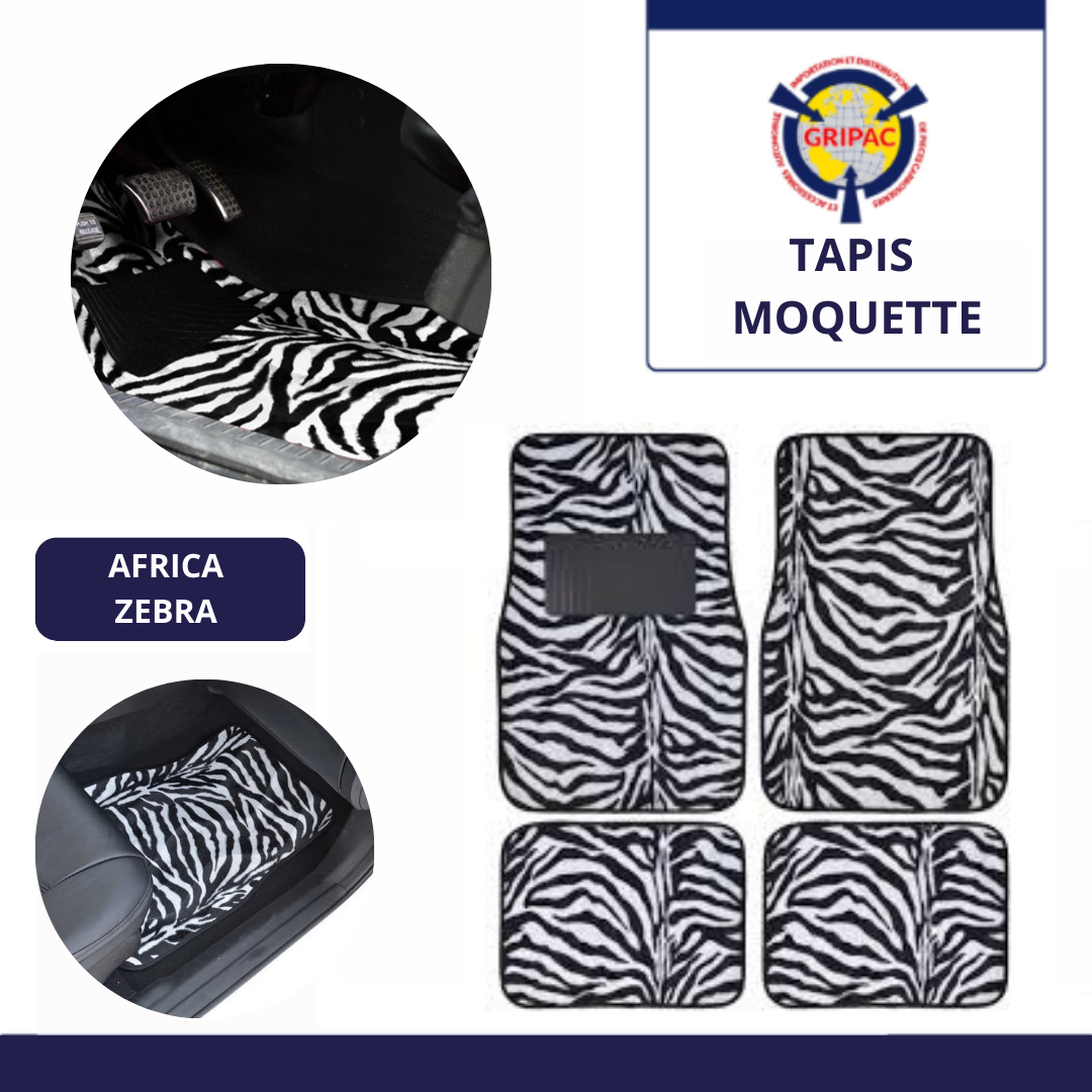 Tapis standard moquette africa zebra